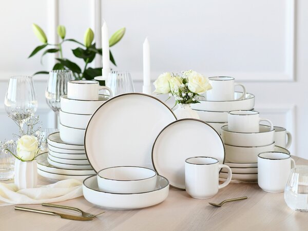 KOMBINOVANÝ SERVIS, 30-dielne, kamenina Creatable - Online Only bytové doplnky, Online Only
