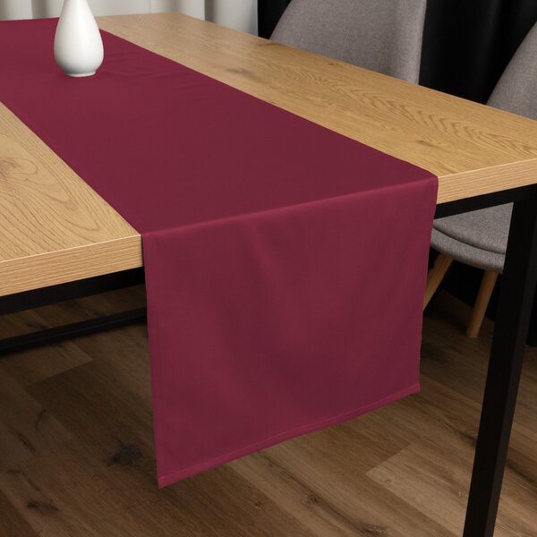 Biante Bavlnený saténový behúň na stôl ST-004 Vínový 20x120 cm