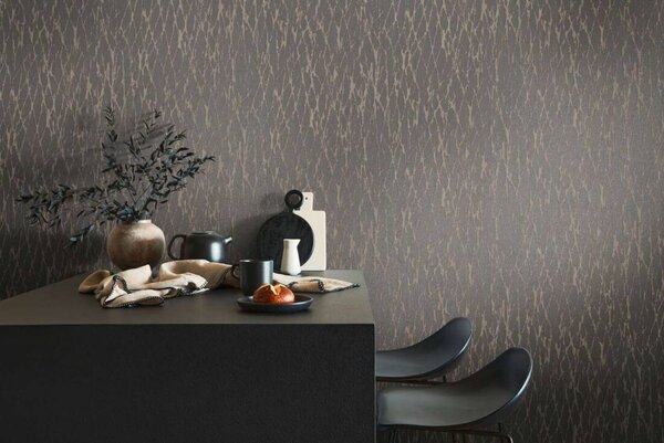 A.S. Création | Vliesová tapeta na stenu Smart Surfaces 39563-5 | 0,53 x 10,05 m | šedá, béžová