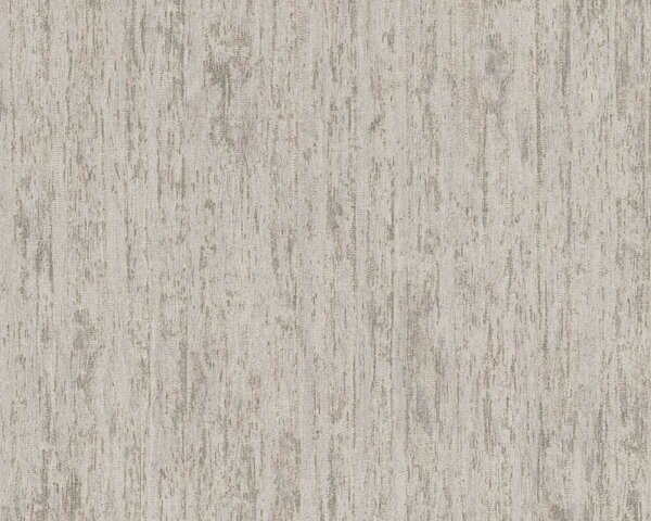 A.S. Création | Vliesová tapeta na stenu Smart Surfaces 39561-1 | 0,53 x 10,05 m | šedá, hnedá, metalická