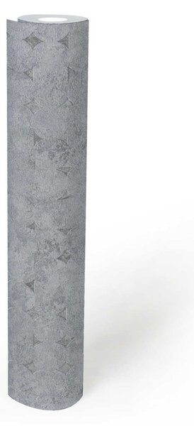 A.S. Création | Vliesová tapeta na stenu Stories of Life 39656-1 | 0,53 x 10,05 m | šedá, metalická