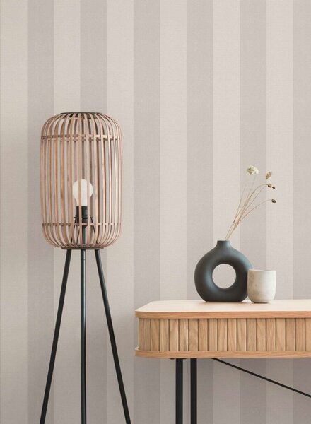 A.S. Création | Vliesová tapeta na stenu Pure Elegance 3979-73 | 0,53 x 10,05 m | šedá, krémová