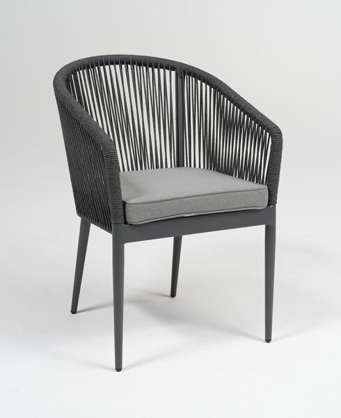 Amigo jedálenská stolička sivá