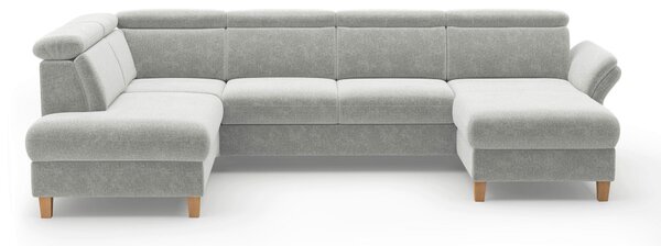 SEDACIA SÚPRAVA, textil, svetlosivá Sit & More - Sedačky, Online Only