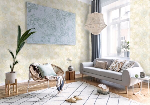 A.S. Création | Vliesová tapeta na stenu Versace 34901-2 | 0,70 x 10,05 m | šedá, biela, metalická, krémová