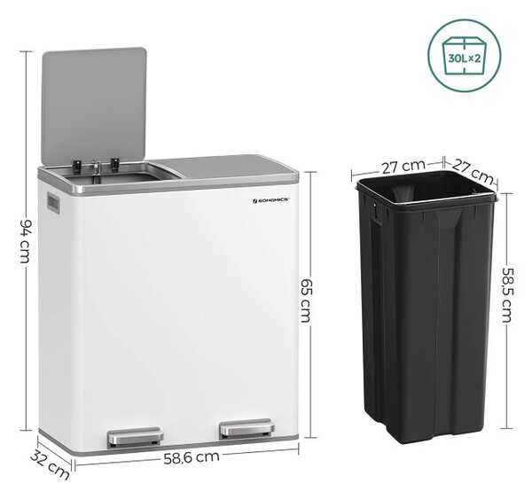 Odpadkový kôš 60l LTB60WT