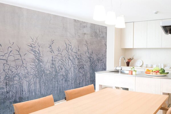 DIMEX | Vliesové fototapety na stenu Abstrakt poľa MS-5-0384 | 375 x 250 cm | šedá, béžová, fialová
