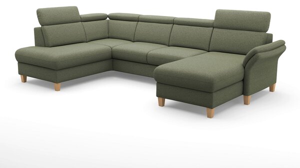 SEDACIA SÚPRAVA, textil, olivovozelená Sit & More - Sedačky, Online Only