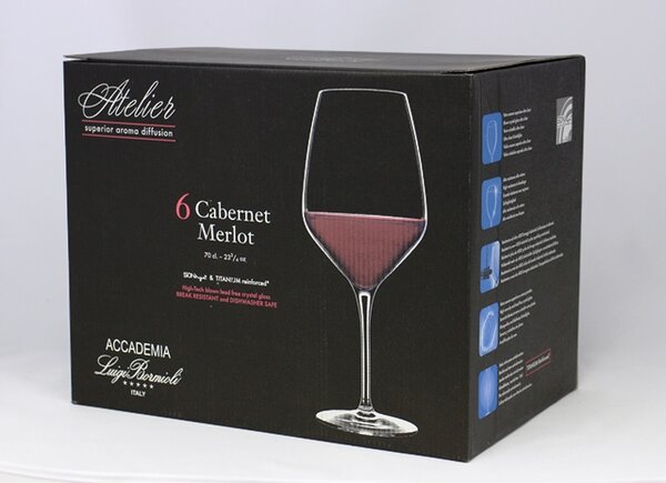Luigi Bormioli poháre na víno ATELIER Merlot-Cabernet 700 ml 6 ks