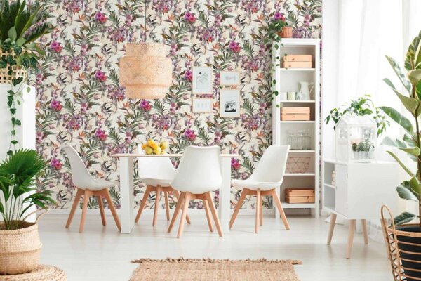 A.S. Création | Vliesová tapeta na stenu Dream Flowery 38178-6 | 0,53 x 10,05 m | viacfarebná