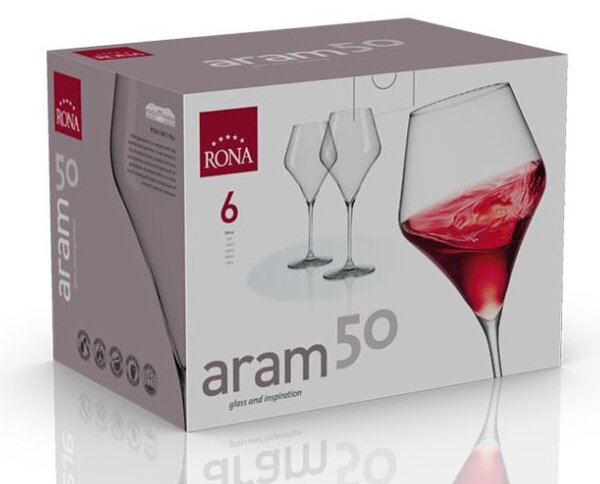 Rona poháre na víno ARAM 500 ml 6 ks