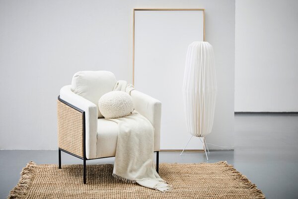 KOKTAILOVÉ KRESLO, textil, krémová Livetastic - Kreslá, Online Only