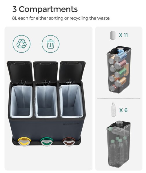 Recyklačný kôš LTB24GS