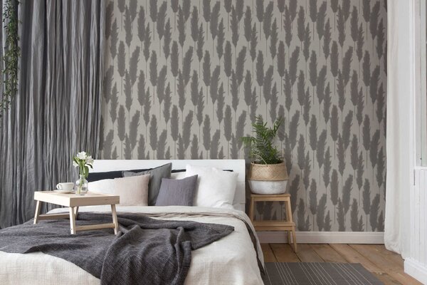 A.S. Création | Vliesová tapeta na stenu Hygge 2 38631-4 | 0,53 x 10,05 m | šedá