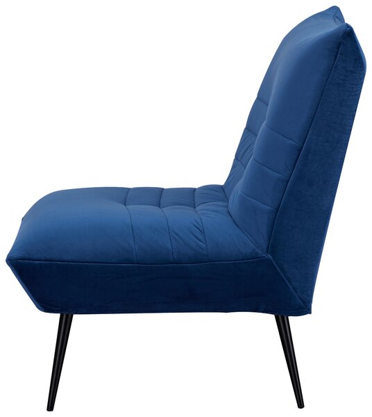 KRESLO, textil, modrá MID.YOU - Online Only obývacie izby, Online Only