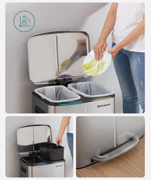Recyklačný odpadkový kôš LTB40NL