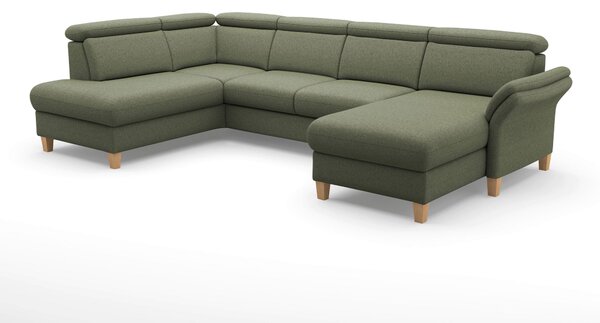 SEDACIA SÚPRAVA, textil, olivovozelená Sit & More - Sedačky, Online Only
