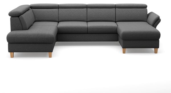 SEDACIA SÚPRAVA, textil, tmavosivá Sit & More - Sedačky, Online Only