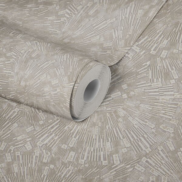 A.S. Création | Vliesová tapeta na stenu Titanium 3 38203-3 | 0,53 x 10,05 m | zlatá, béžová, šedá