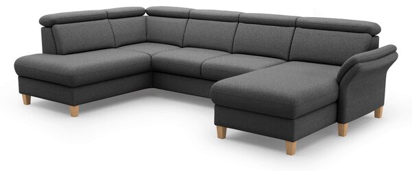 SEDACIA SÚPRAVA, textil, tmavosivá Sit & More - Sedačky, Online Only