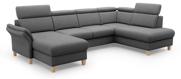 SEDACIA SÚPRAVA, textil, tmavosivá Sit & More - Sedačky, Online Only