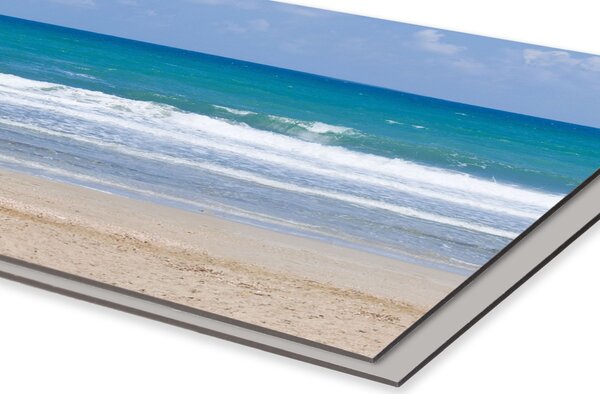 DIMEX | Dibond doska za kuchynskú linku | DBW-08060-090 Pláž | 80 x 60 cm