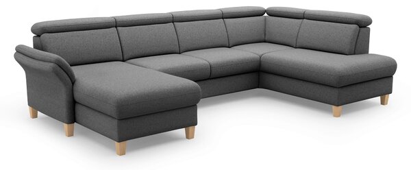SEDACIA SÚPRAVA, textil, tmavosivá Sit & More - Sedačky, Online Only