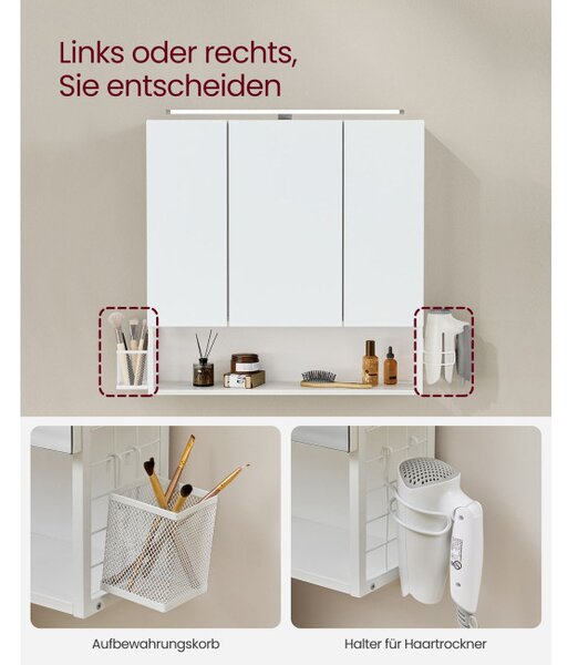 Zrkadlová skrinka s osvetlením BBK124W14