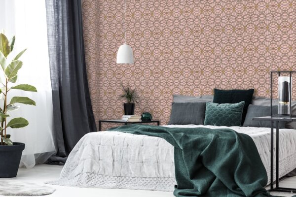 A.S. Création | Vliesová tapeta na stenu Versace 37049-6 | 0,70 x 10,05 m | ružová