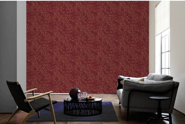 A.S. Création | Vliesová tapeta na stenu Versace 93585-7 | 0,70 x 10,05 m | červená, béžová, hnedá