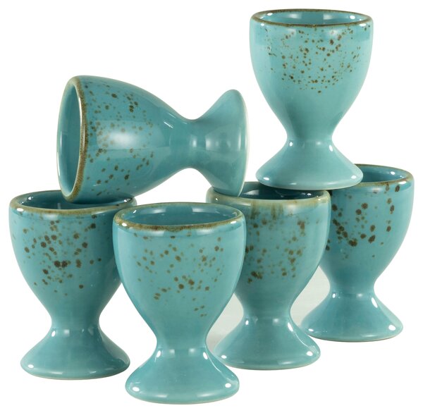 SADA KALÍŠKOV NA VAJÍČKA kamenina keramika 5,5 cm Creatable - Jedálenské sety, Online Only