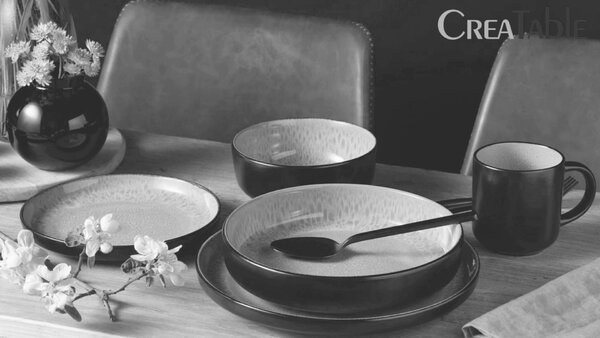 KOMBINOVANÝ SERVIS, 30-dielne, kamenina Creatable - Online Only bytové doplnky, Online Only