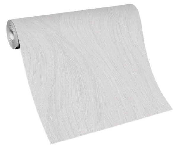 DIMEX | Vliesová tapeta na stenu WPE-901731 | 0,53 x 10,05 m | biela, krémová, metalická