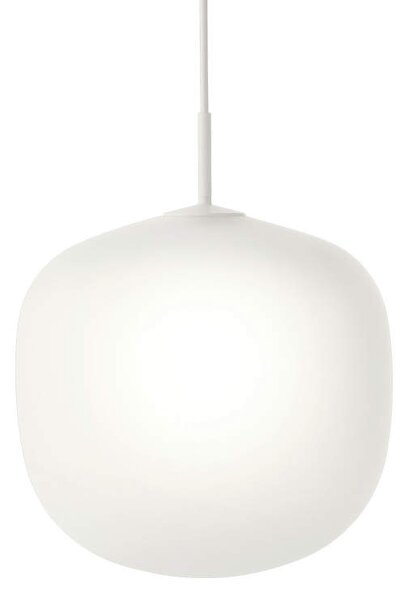 Muuto Závesné svietidlo Rime Ø37, opal/white RIMPEN3704
