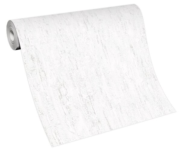 DIMEX | Vliesová tapeta na stenu WPE-901512 | 0,53 x 10,05 m | biela, metalická