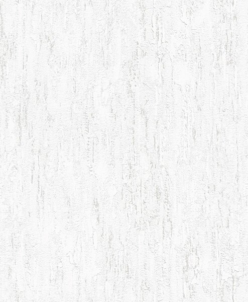 DIMEX | Vliesová tapeta na stenu WPE-901512 | 0,53 x 10,05 m | biela, metalická