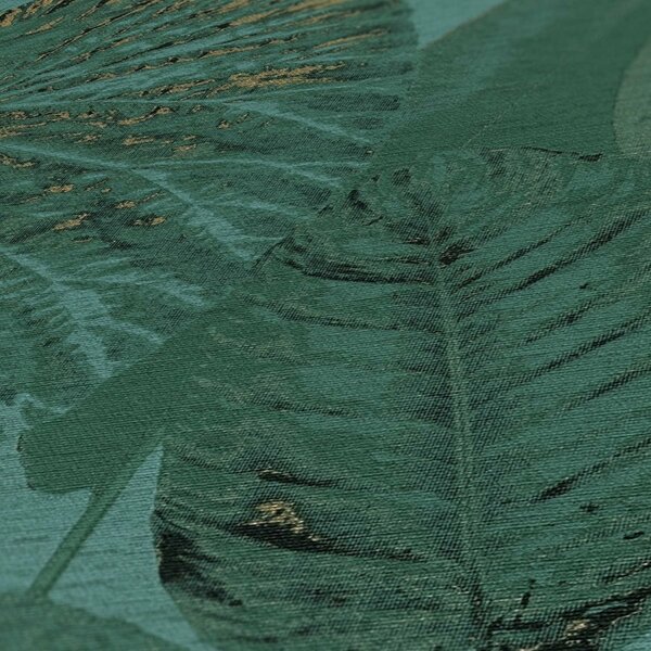 A.S. Création | Vliesová tapeta na stenu Famous Garden 39355-3 | 0,53 x 10,05 m | vining ivy, zlatá