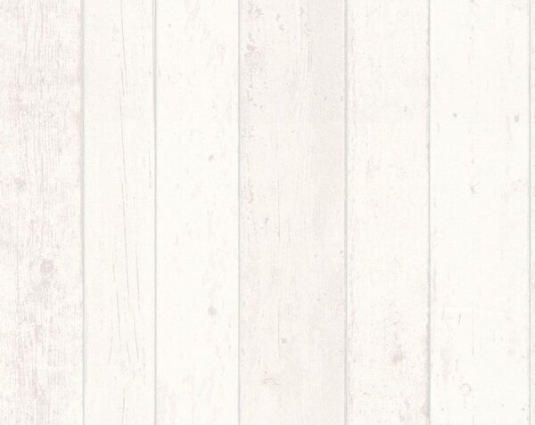 A.S. Création | Vliesová tapeta na stenu Elements 8550-46 | 0,53 x 10,05 m | biela, šedá