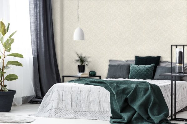 A.S. Création | Vliesová tapeta na stenu Versace 93583-2 | 0,70 x 10,05 m | biela
