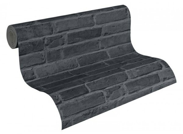 A.S. Création | Vliesová tapeta na stenu Best of Wood & Stone 94283-3 | 0,53 x 10,05 m | šedá
