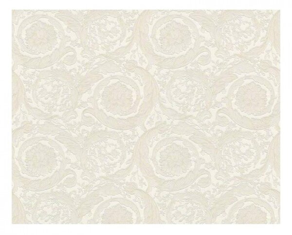 A.S. Création | Vliesová tapeta na stenu Versace 93583-2 | 0,70 x 10,05 m | biela