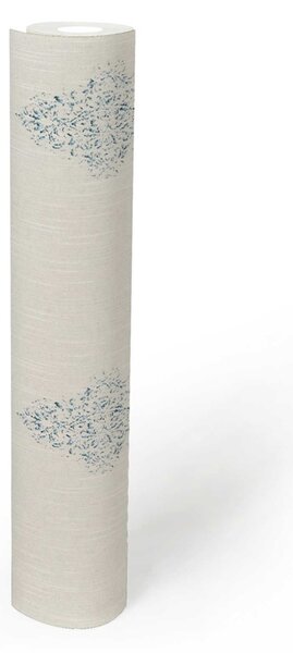 A.S. Création | Vliesová tapeta na stenu Luxury Wallpaper 31946-1 | 0,53 x 10,05 m | biela, metalická
