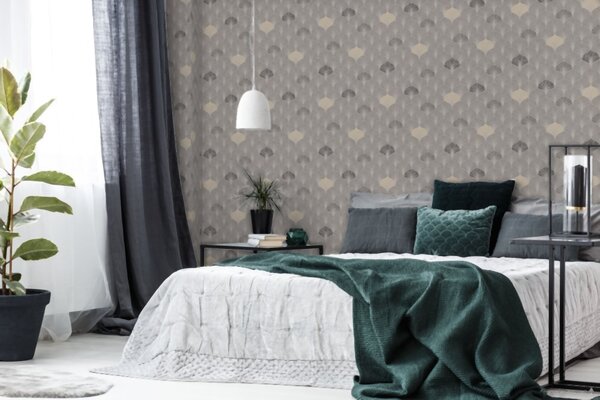A.S. Création | Vliesová tapeta na stenu Pop Style 37483-2 | 0,53 x 10,05 m | béžová, šedá