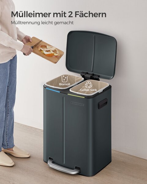 Odpadkový kôš 2x20L LTB40G02