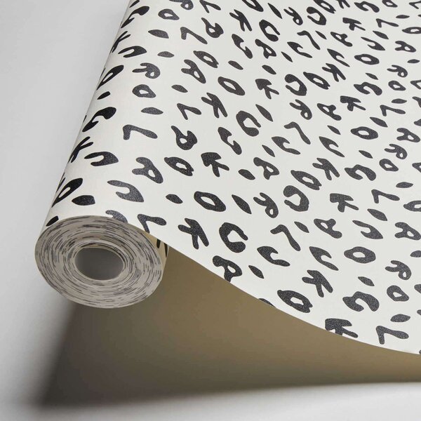 A.S. Création | Vliesová tapeta na stenu Karl Lagerfeld 37856-2 | 0,53 x 10,05 m | biela, čierna