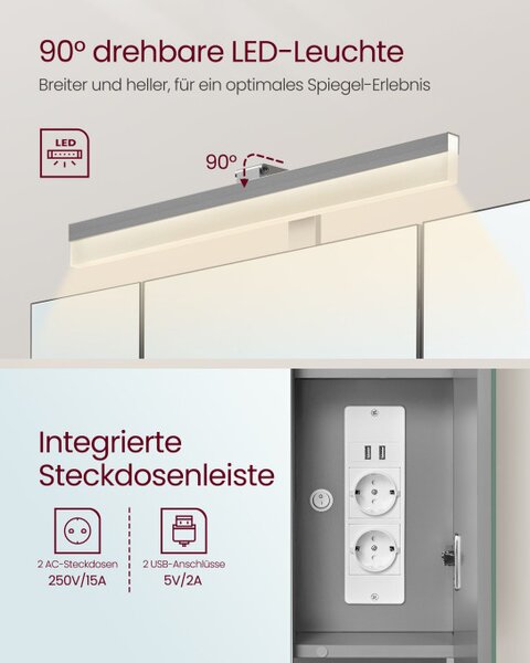 Zrkadlová skrinka BBK126G01