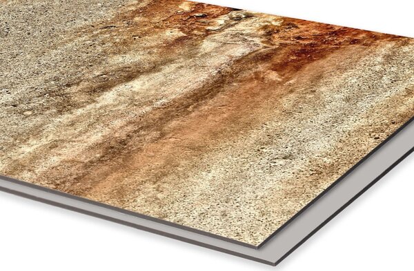 DIMEX | Dibond doska za kuchynskú linku | DBW-18060-151 Výstredná textúra múru | 180 x 60 cm