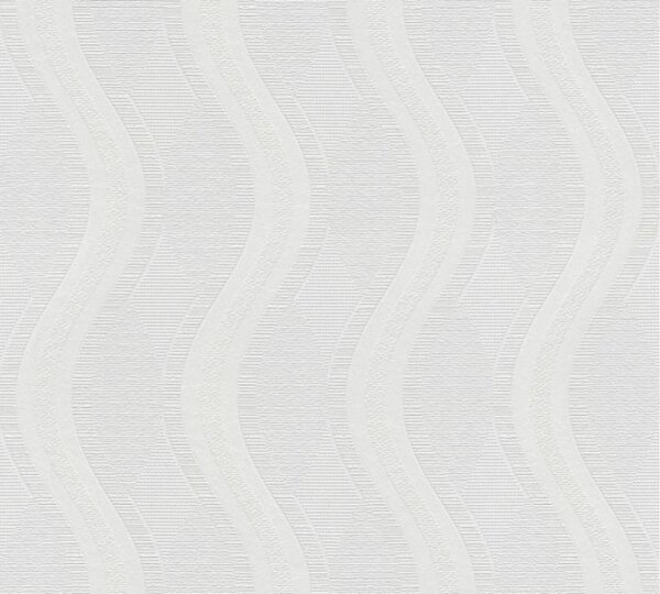 A.S. Création | Vliesová tapeta na stenu Meistervlies 2413-13 | 1,06 x 25 m | biela