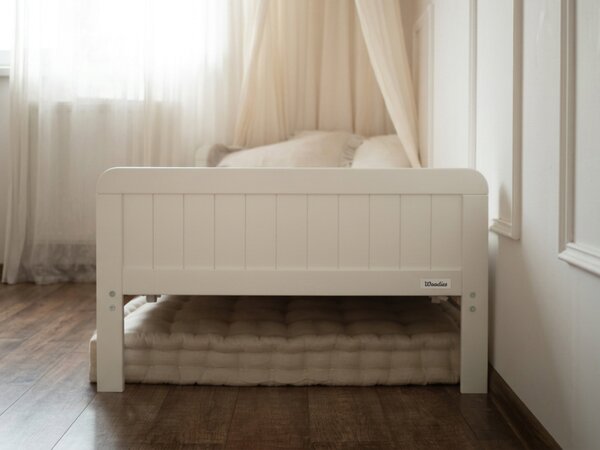 Detská drevená posteľ Country Junior Bed 80x160 - biela