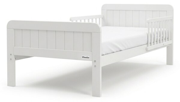 Detská drevená posteľ Country Junior Bed 80x160 - biela